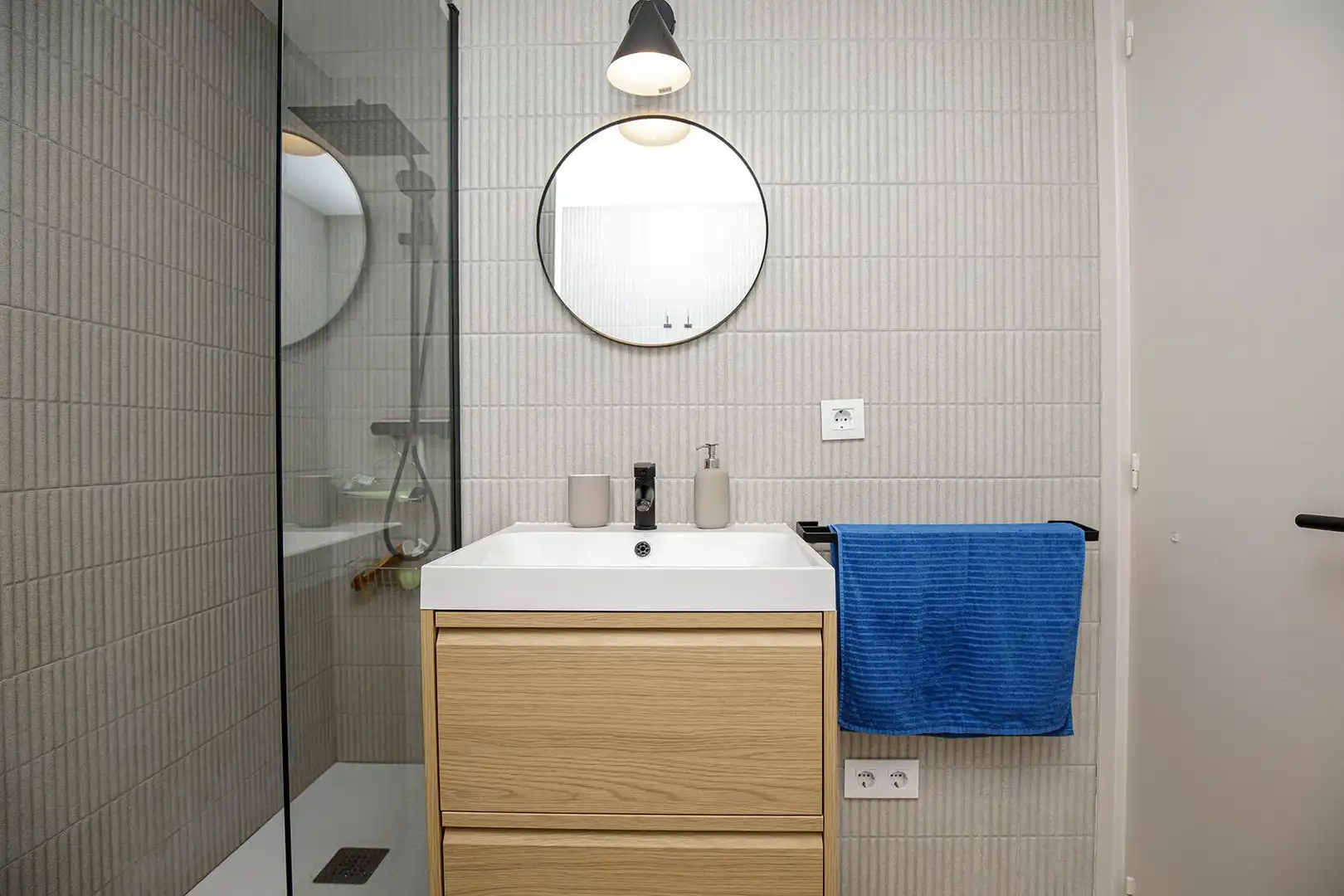 Baño de Apartamento de alquiler en Pals