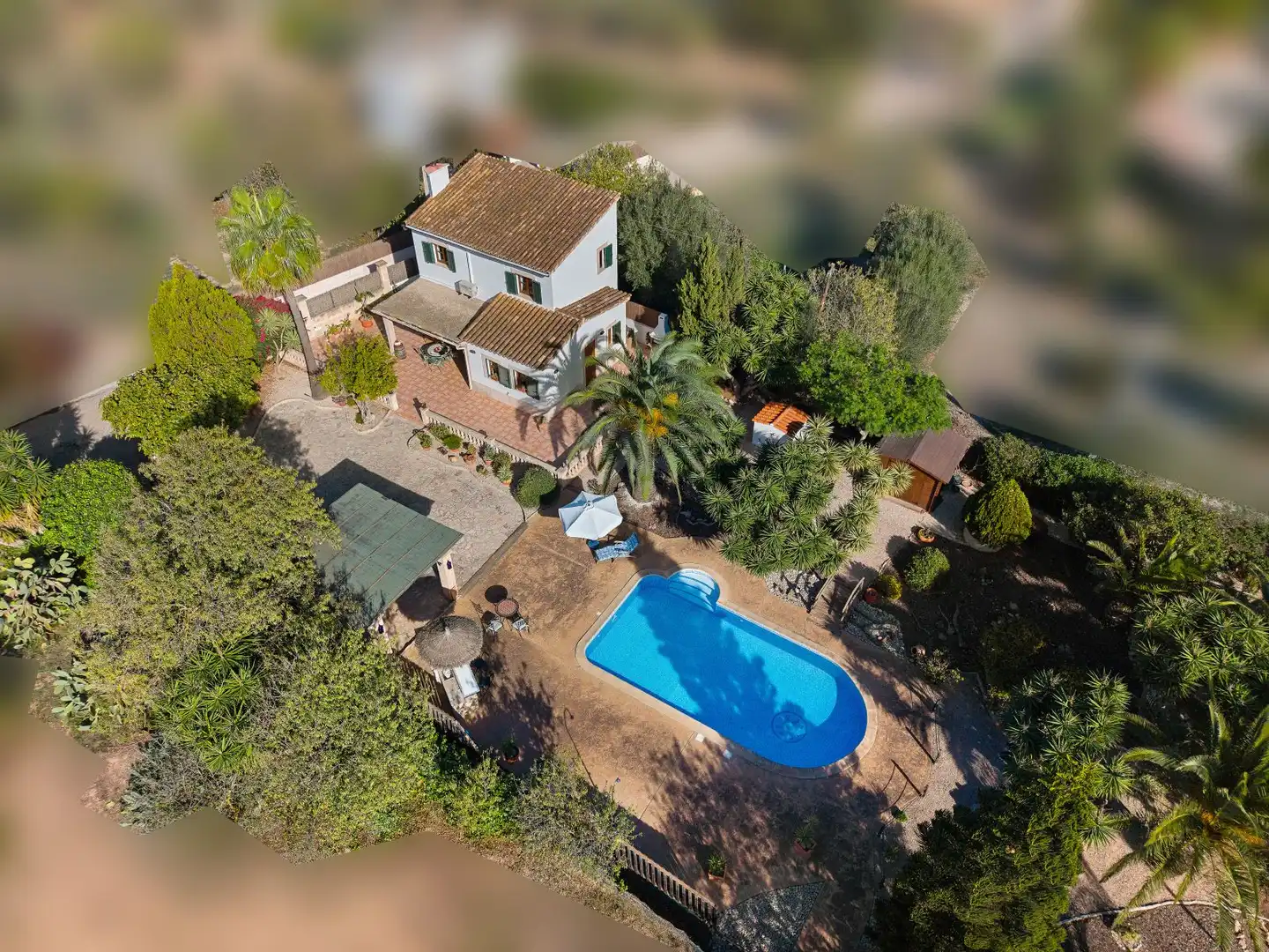 Garten von Country house zum Verkauf in Andratx mit Klimaanlage, Heizung und Privatgarten