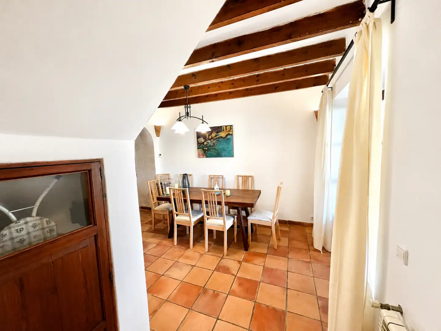 Comedor de Casa o chalet de alquiler en Santanyí con Aire acondicionado, Calefacción y Terraza