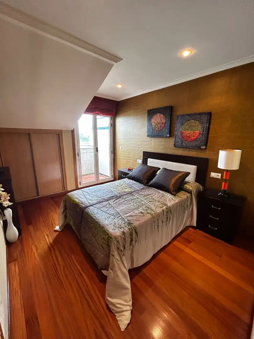 Bedroom of Duplexes for sale in Cambados  with Heating, Parquet flooring and Terrace