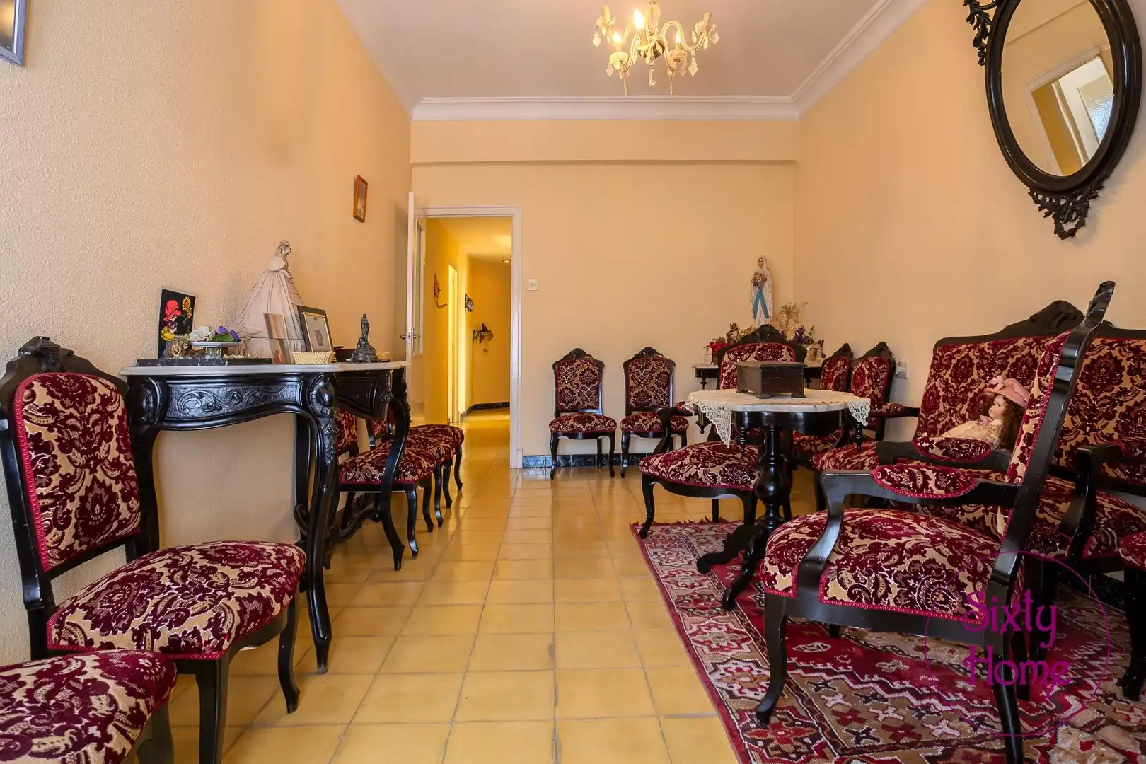 Comedor de Piso en venta en Tauste con Terraza, Trastero y Amueblado