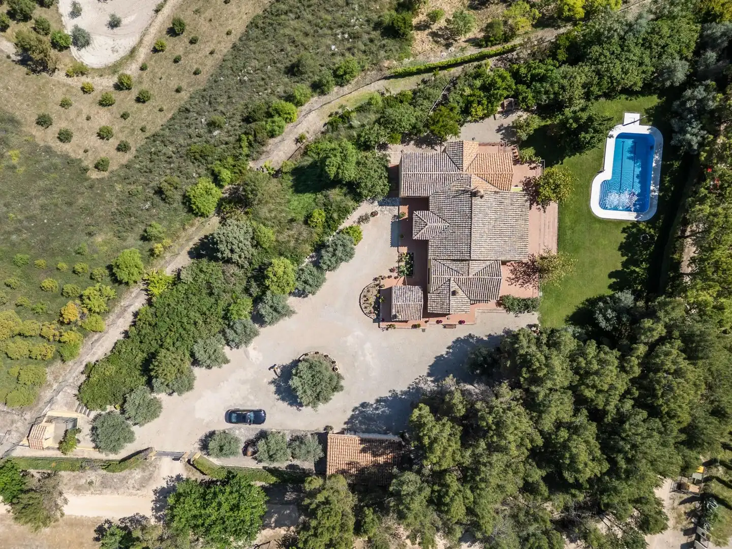 Exterior view of Country homes for sale in Chinchón  with Air Conditioner, Heating and Private garden