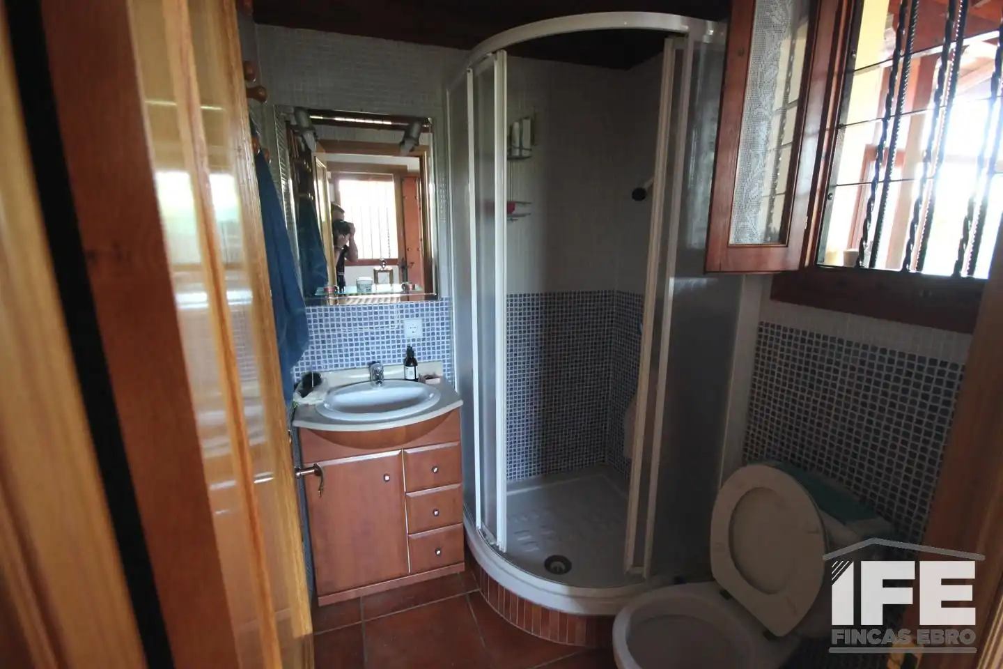Badezimmer von Country house zum Verkauf in Corella mit Privatgarten, Terrasse und Schwimmbad