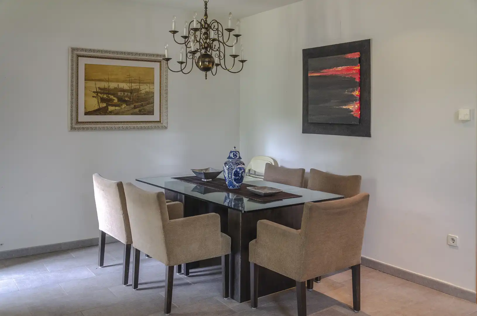 Comedor de Finca rústica en venta en La Adrada  con Jardín privado, Terraza y Piscina