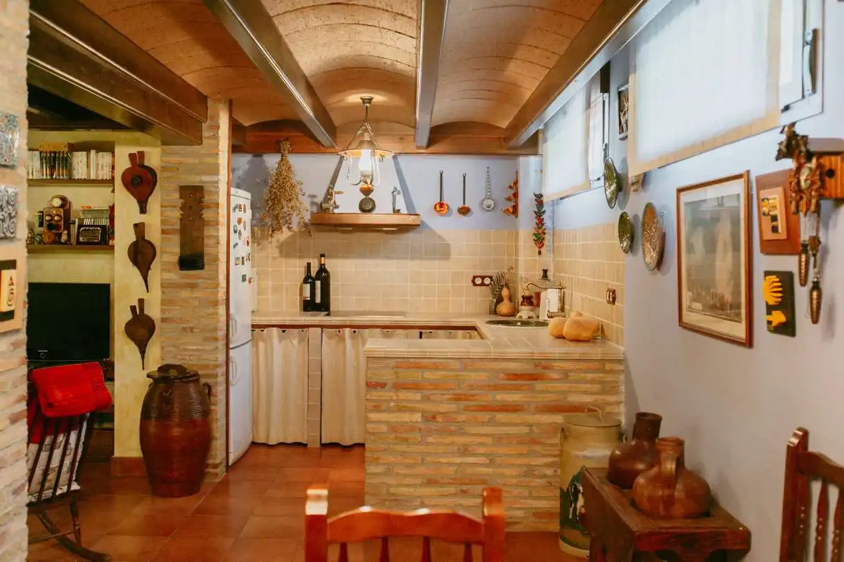 Cuina de Casa o xalet en venda en Banastás amb Aire condicionat, Calefacció i Jardí privat