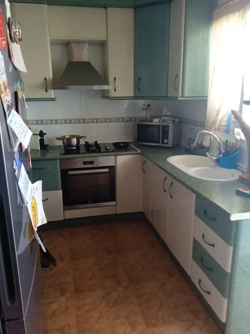 Kitchen of Flat for sale in Villarrobledo  with Heating, Storage room and Furnished