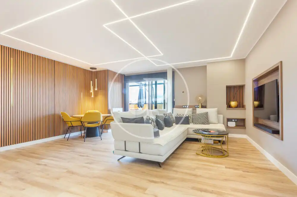 Wohnzimmer von Dachboden zum Verkauf in Sagunto / Sagunt mit Klimaanlage, Heizung und Terrasse