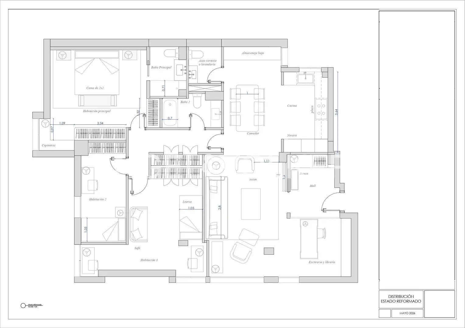 Wohnung zum Verkauf in Madrid mit Klimaanlage, Heizung und Abstellraum
