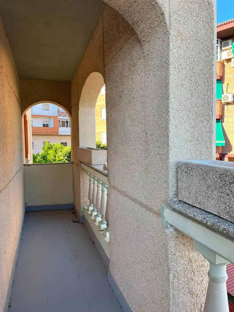 Balcony of Houses for sale in Plasencia  with Heating, Private garden and Terrace