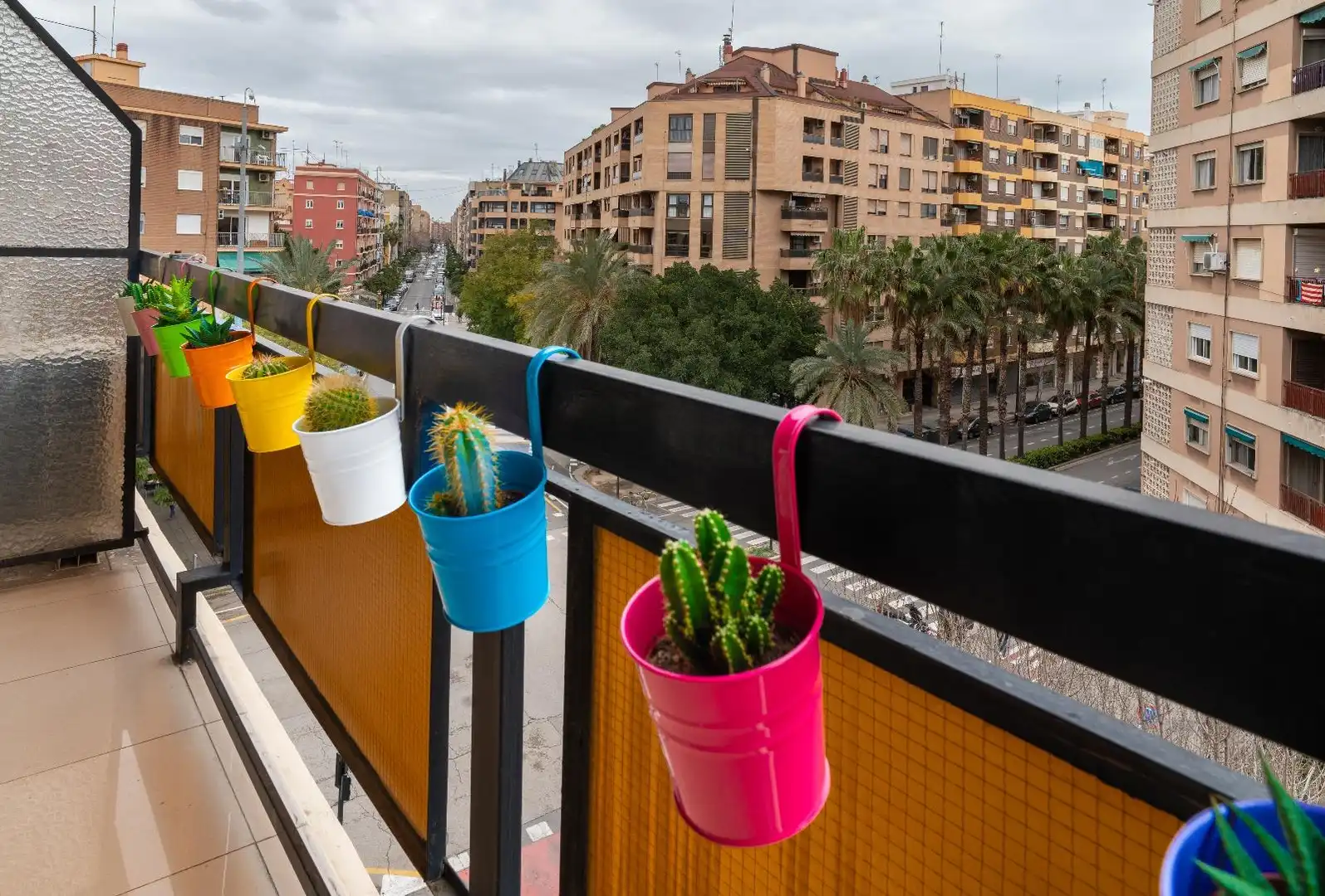 Terrassa de Pis de lloguer en Valencia amb Aire condicionat, Moblat i Balcó
