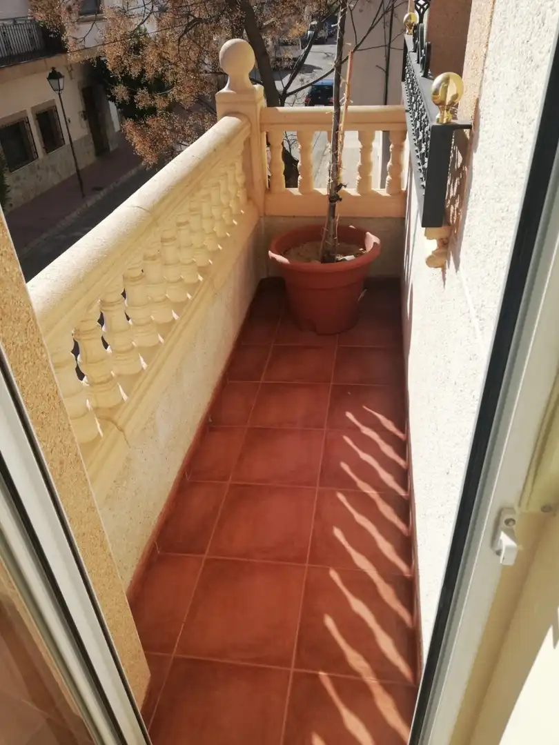 Balcony of Houses for sale in Albacete  with Air Conditioner, Terrace and Storage room