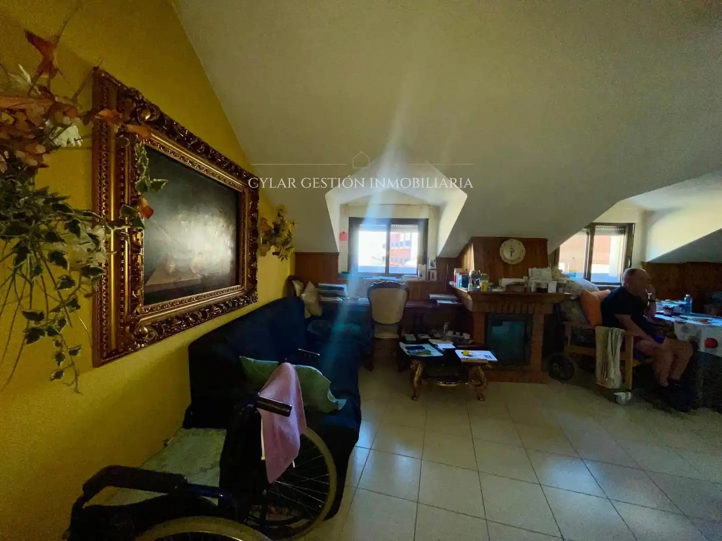 Living room of Attic for sale in Salamanca  with Heating, Terrace and Balcony
