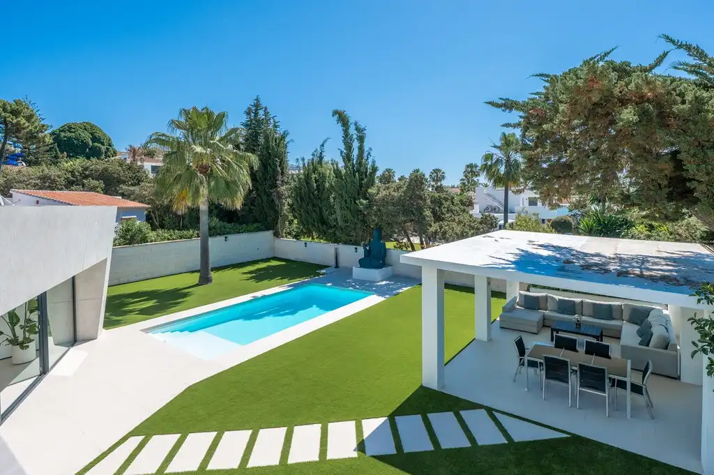 Jardín de Casa o chalet en venta en Marbella con Aire acondicionado, Calefacción y Jardín privado