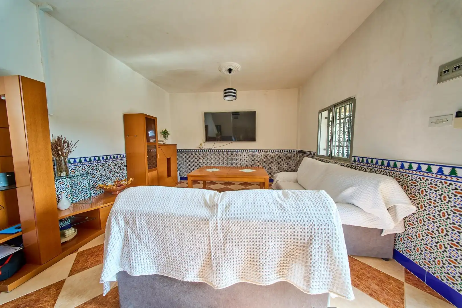 Sala de estar de Casa o chalet en venta en Pulianas con Jardín privado y Piscina