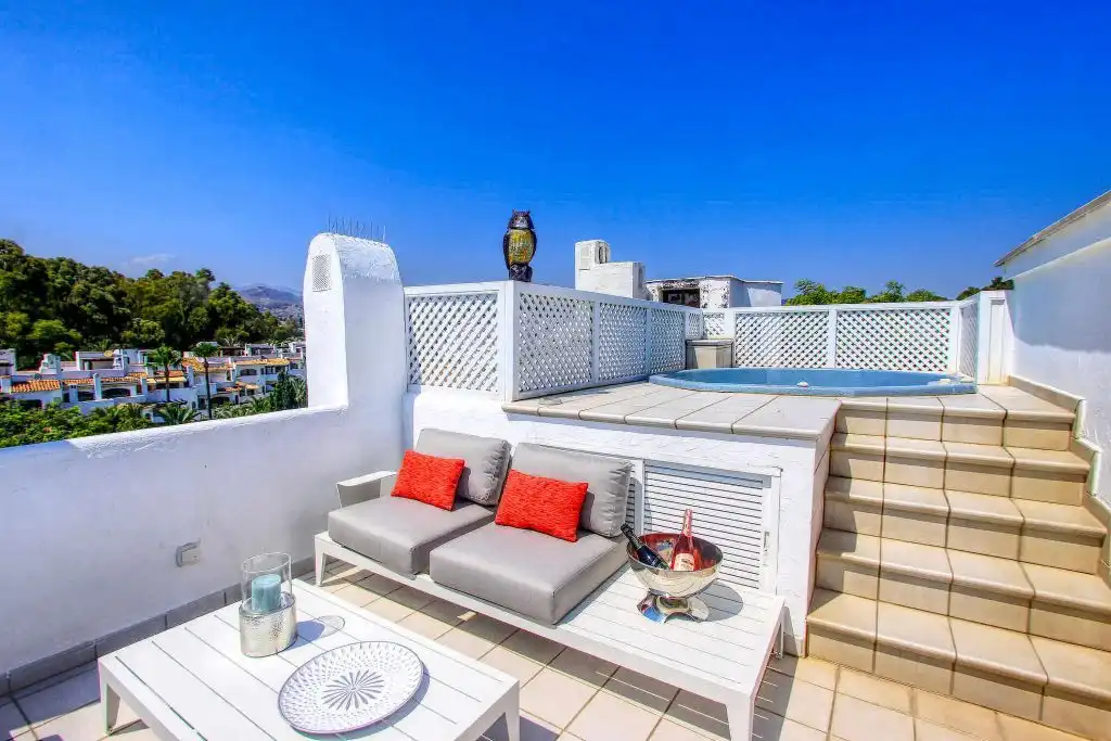 Terraza de Ático en venta en Marbella con Aire acondicionado, Calefacción y Terraza