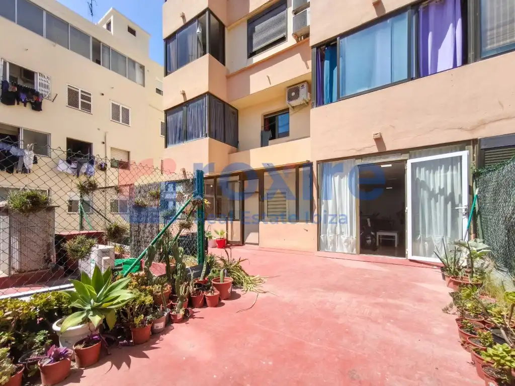 Außenansicht von Wohnung zur Miete in Eivissa mit Terrasse, Möbliert und Ofen
