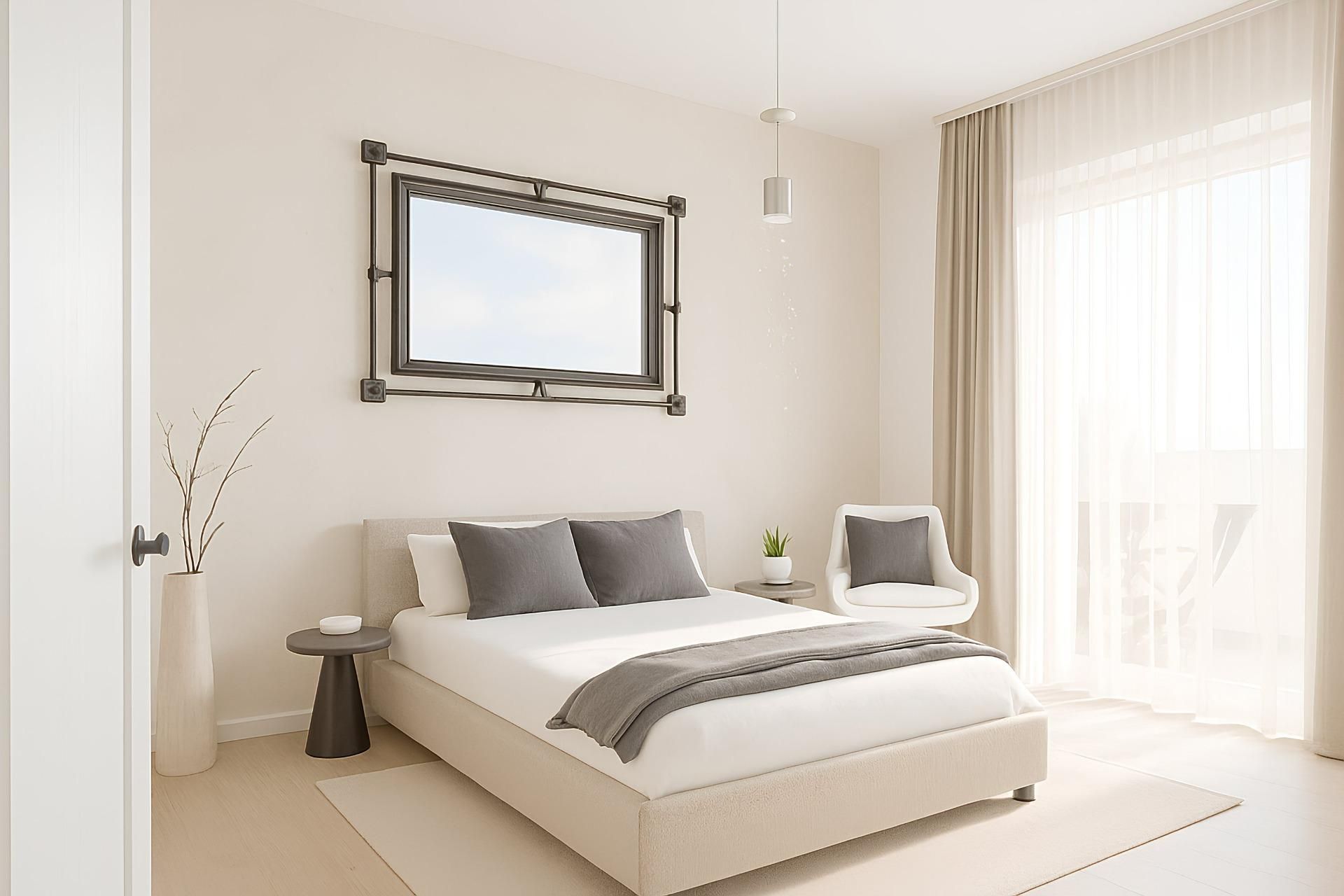 Bedroom of Flat for sale in San Agustín del Guadalix  with Air Conditioner, Heating and Private garden