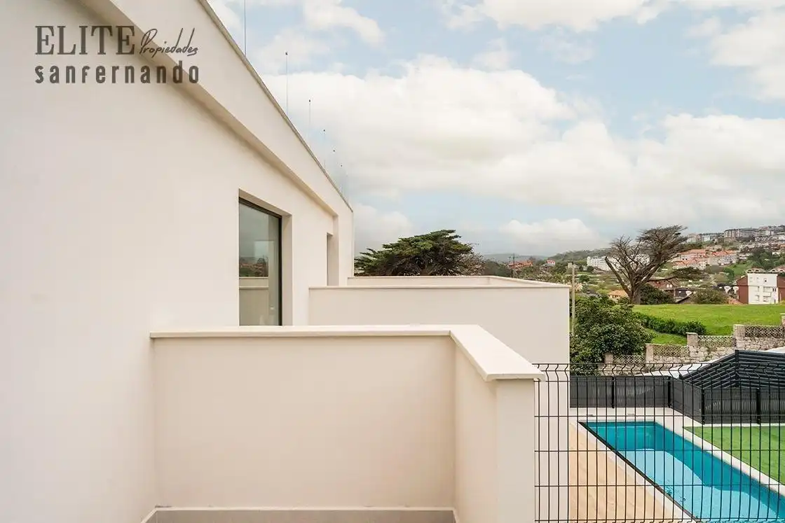 Terraza de Casa o chalet en venta en Suances con Calefacción, Jardín privado y Piscina