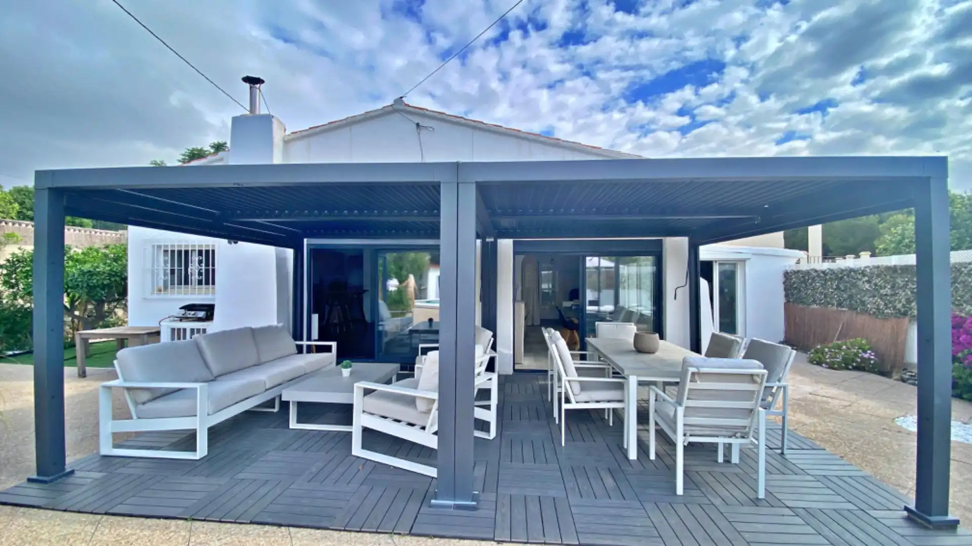 Terrassa de Casa o xalet en venda en Calpe / Calp amb Aire condicionat, Jardí privat i Terrassa
