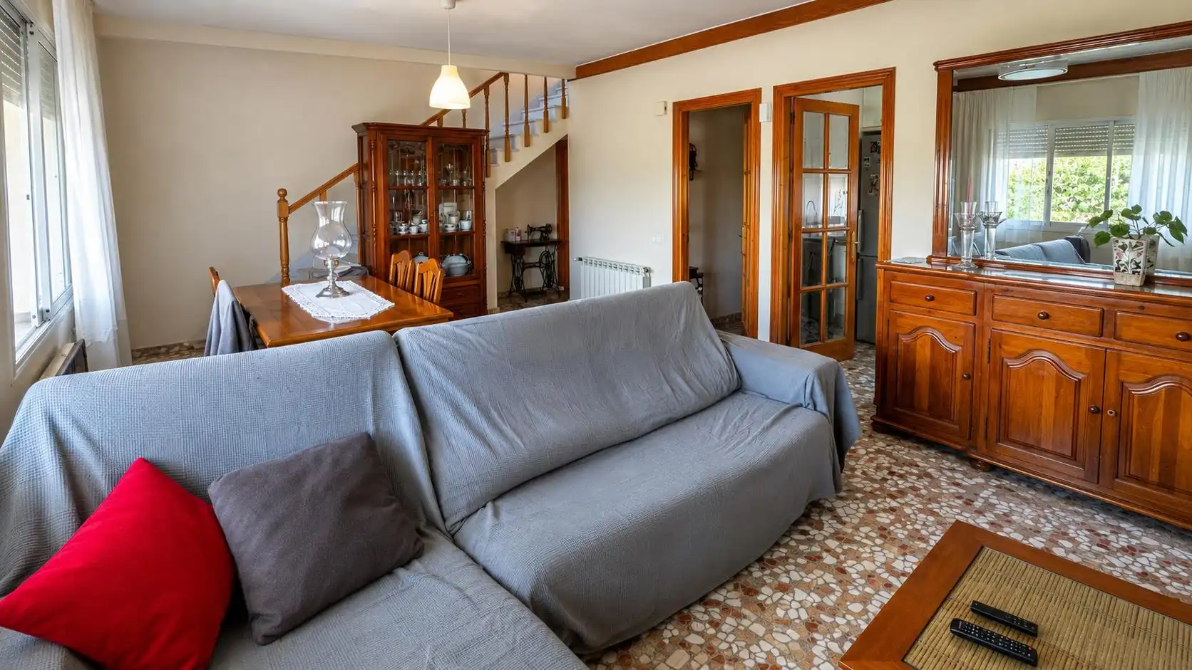 Sala de estar de Casa o chalet en venta en Vacarisses con Calefacción, Jardín privado y Balcón
