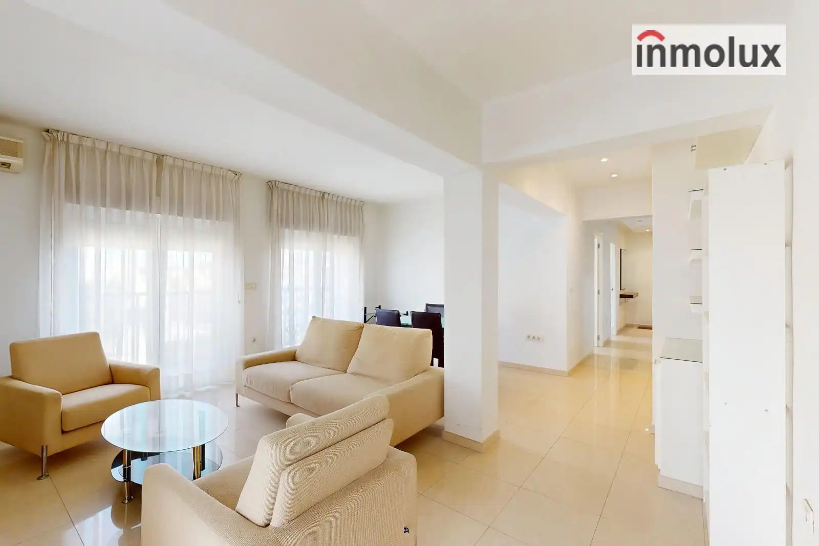 Wohnzimmer von Wohnung zum Verkauf in Alicante / Alacant mit Klimaanlage, Heizung und Terrasse