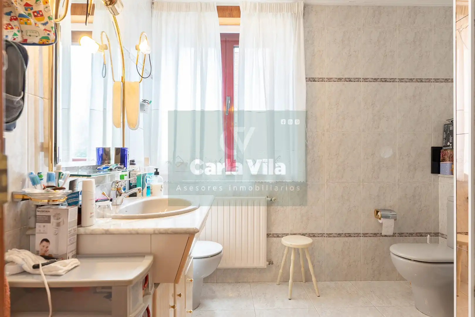 Baño de Dúplex en venta en Lugo con Calefacción, Jardín privado y Parquet