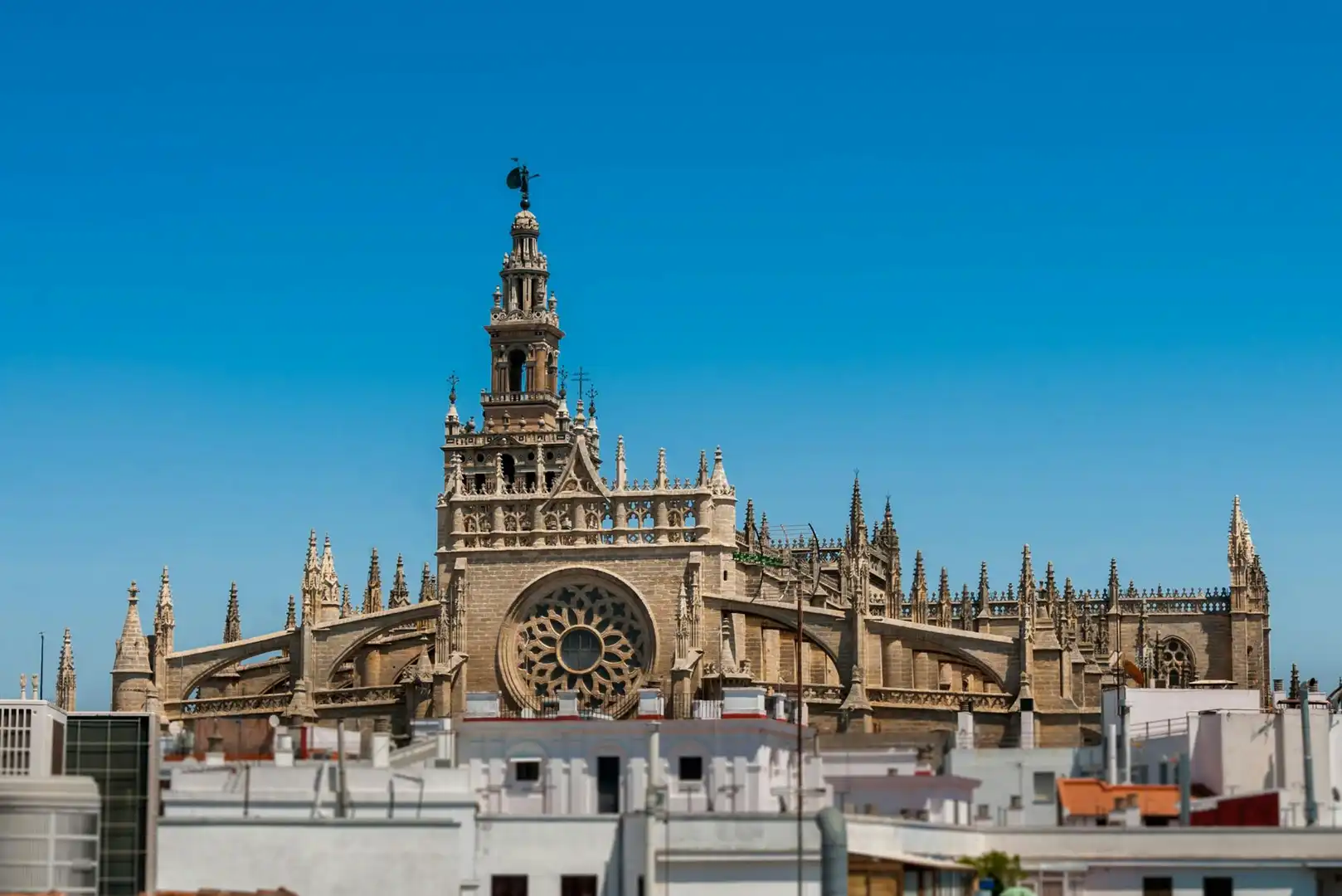 Vista exterior de Pis de lloguer en Sevilla amb Aire condicionat, Calefacció i Rentadora