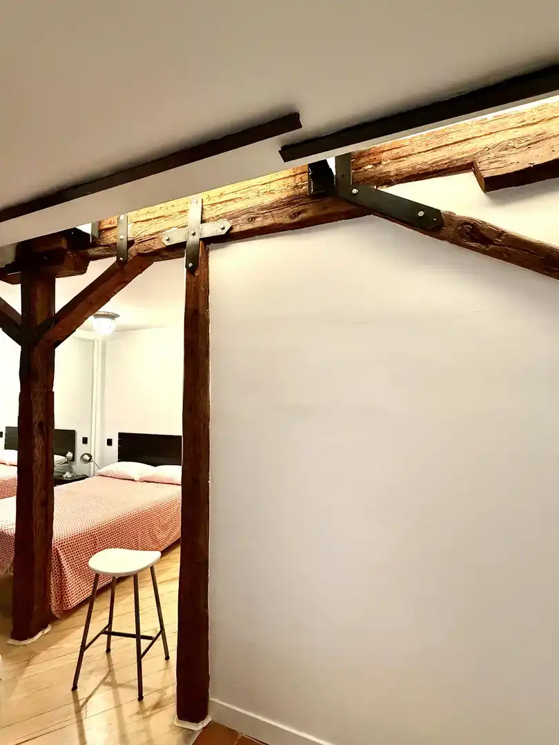 Bedroom of Study for rent in  Madrid Capital  with Air Conditioner and Balcony