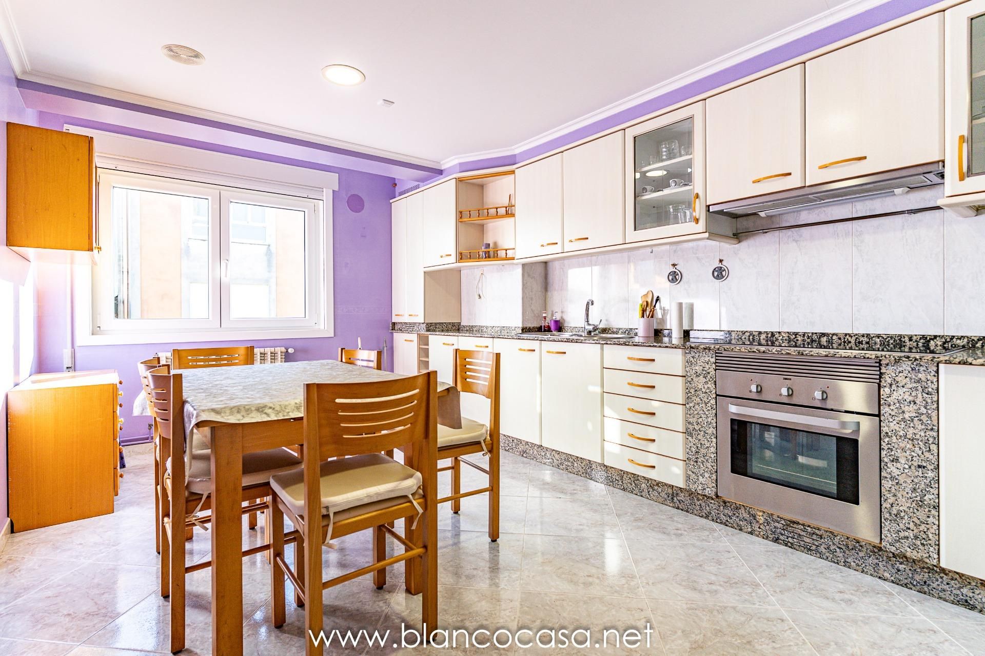 Kitchen of Flat to rent in Carballo  with Heating and Storage room