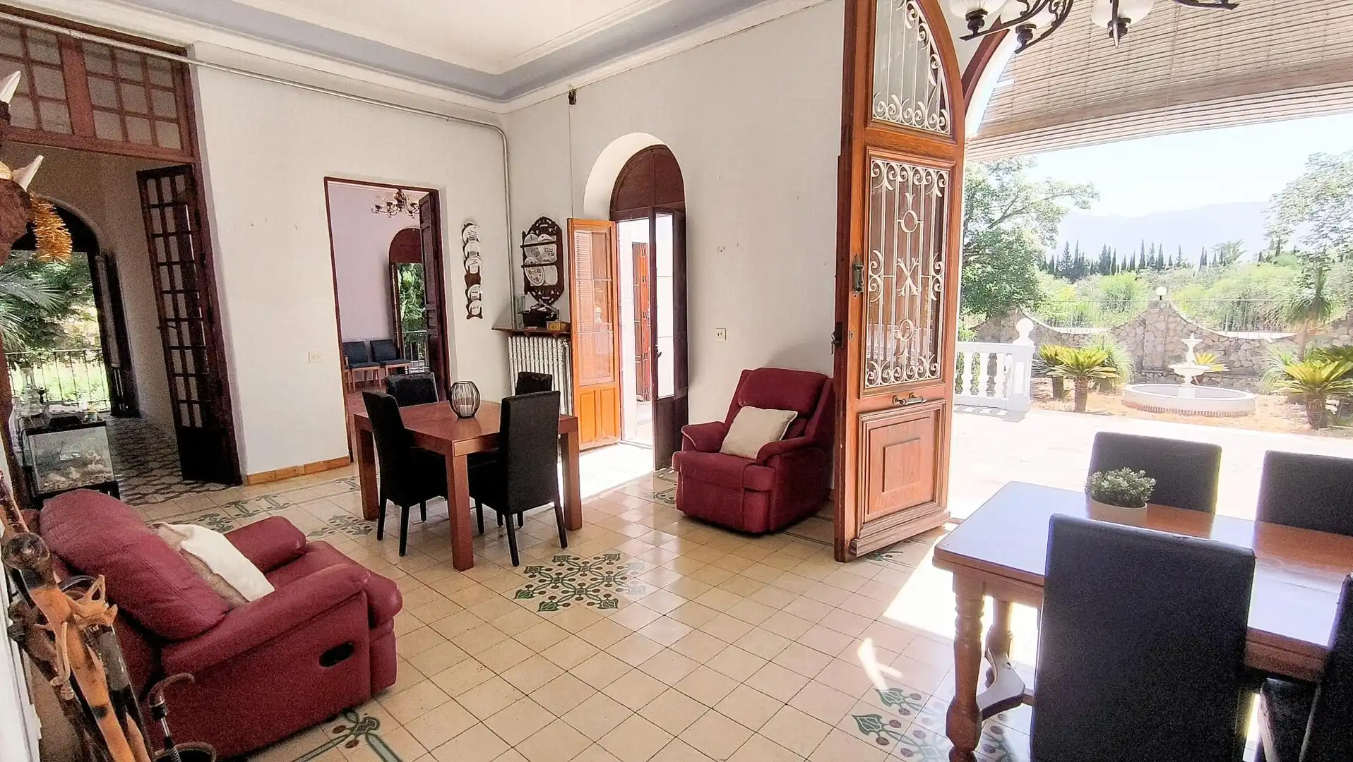 Sala de estar de Casa o chalet en venta en Librilla con Terraza, Piscina y Balcón