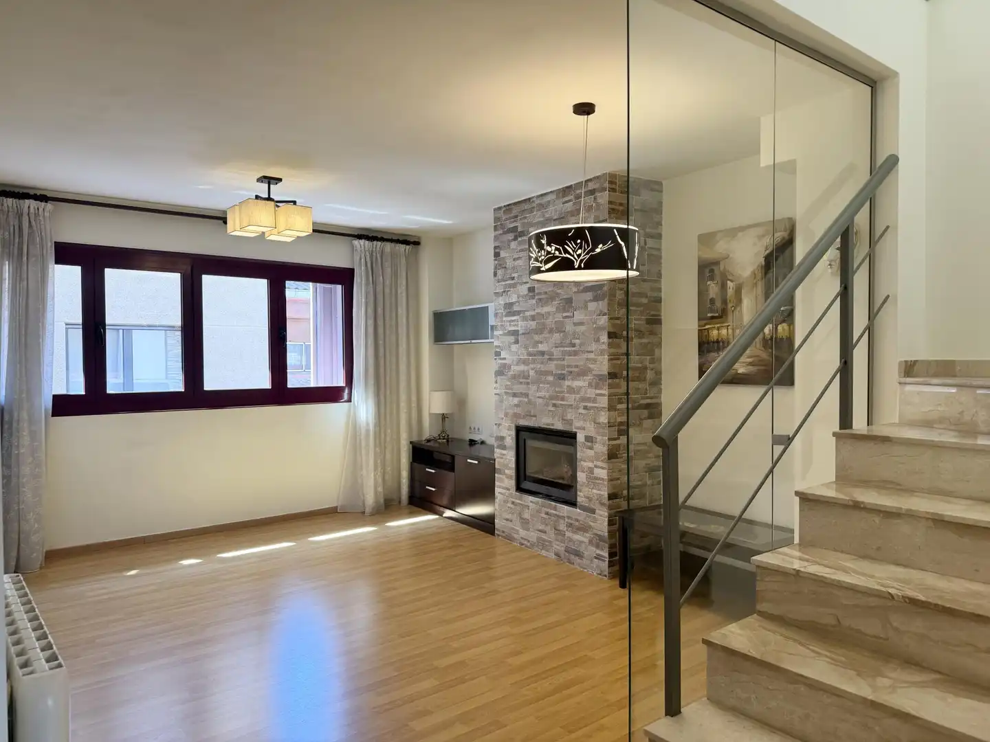 Wohnzimmer von Wohnung zum Verkauf in Bagà mit Heizung, Möbliert und Ofen