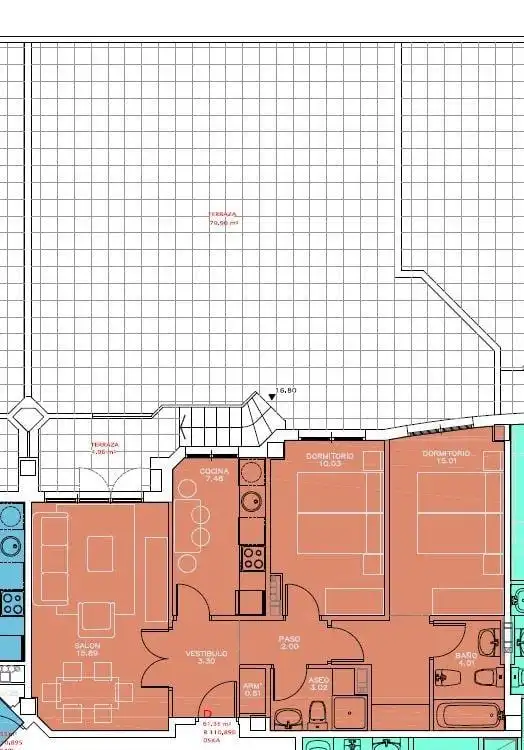 Appartement avec terrasse à vendre à Llanes pueblo, imagen 44