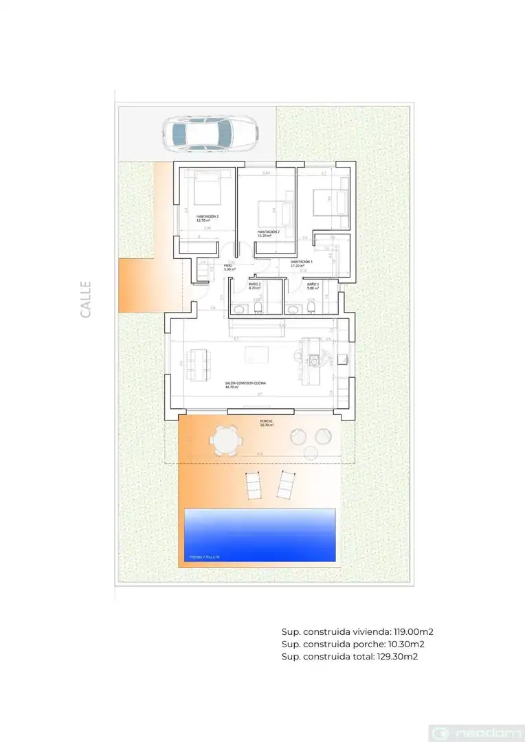 Casa amb piscina en venda a Monforte del Cid, imagen 18