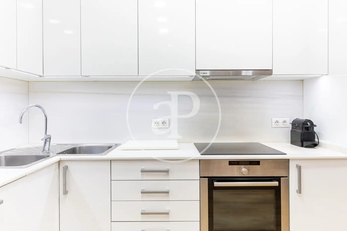 Küche von Wohnung zur Miete in Rubí mit Klimaanlage, Heizung und Möbliert