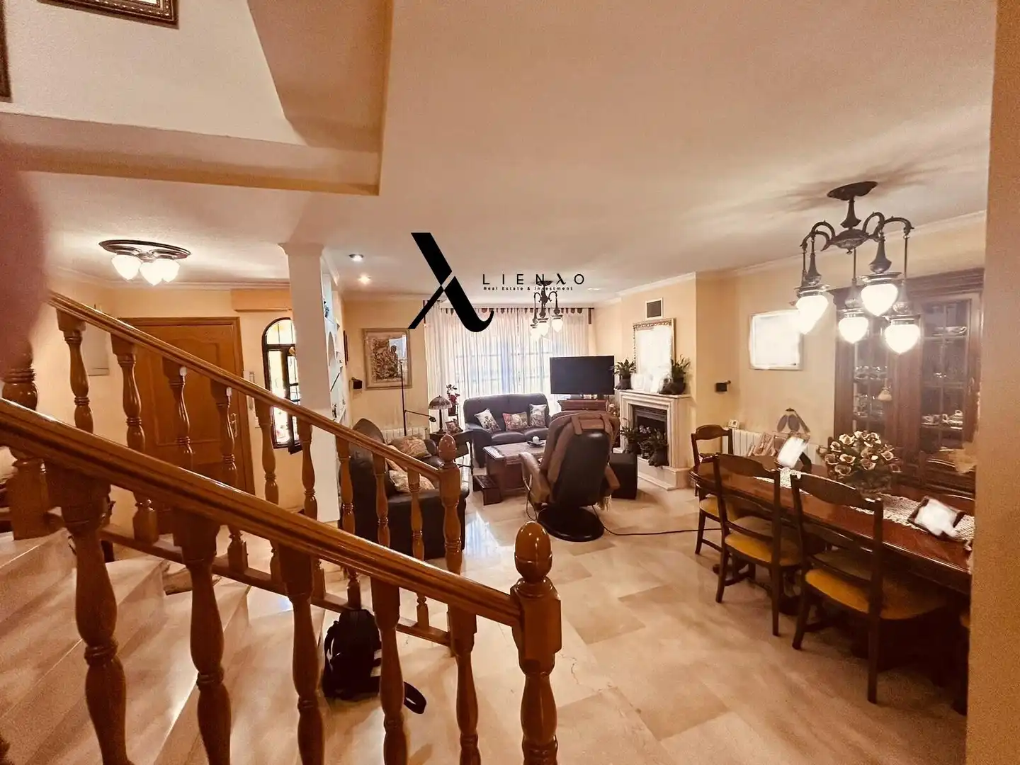 Sala d'estar de Dúplex en venda en Lorca amb Aire condicionat, Jardí privat i Terrassa