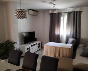 Living room of Single-family semi-detached for sale in Gelves  with Air Conditioner and Parquet flooring