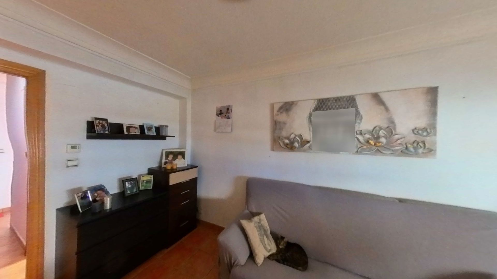 Living room of Flat to rent in  Zaragoza Capital  with Heating, Furnished and Oven