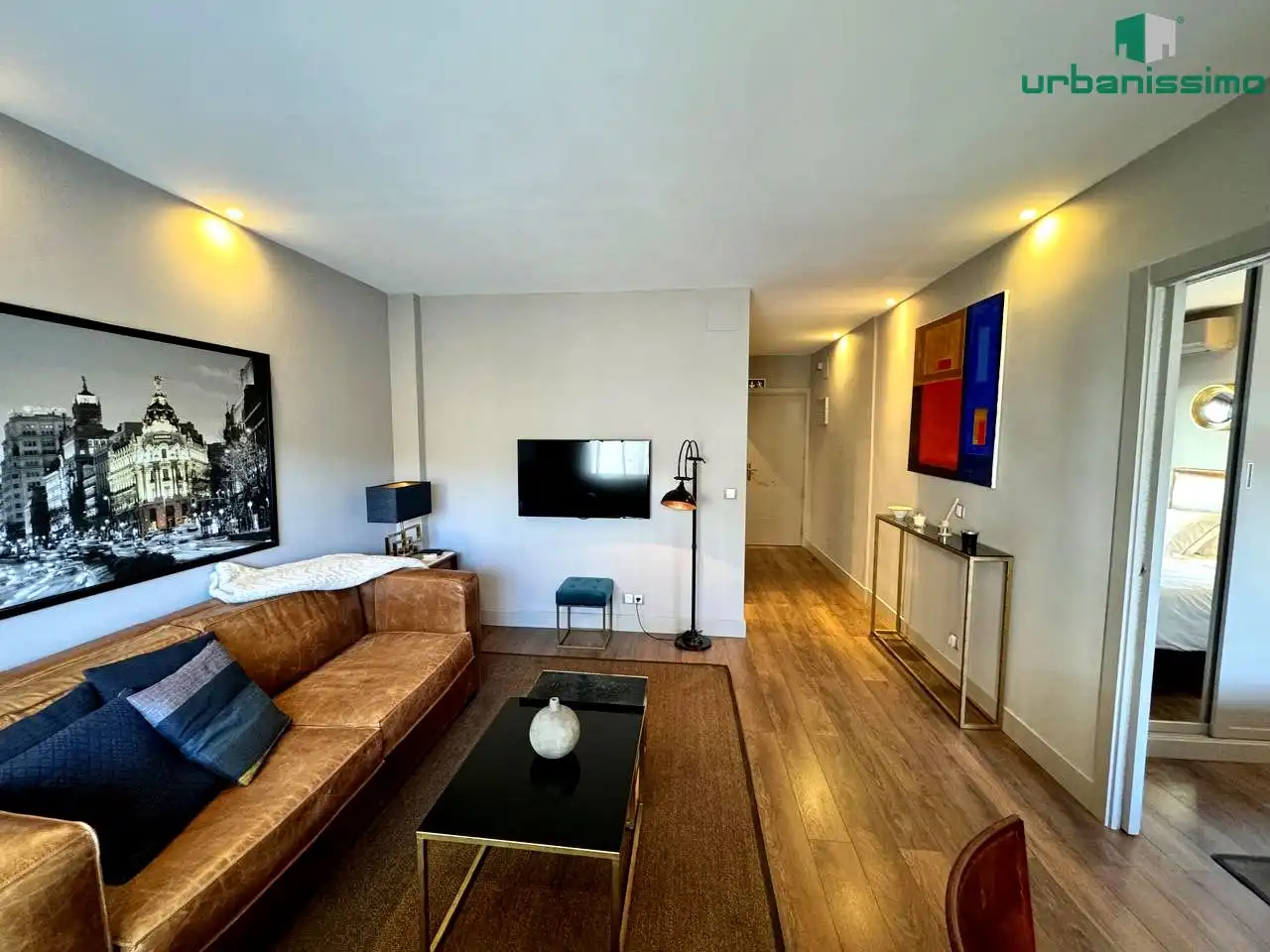Sala de estar de Apartamento en venta en Madrid con Aire acondicionado, Calefacción y Amueblado