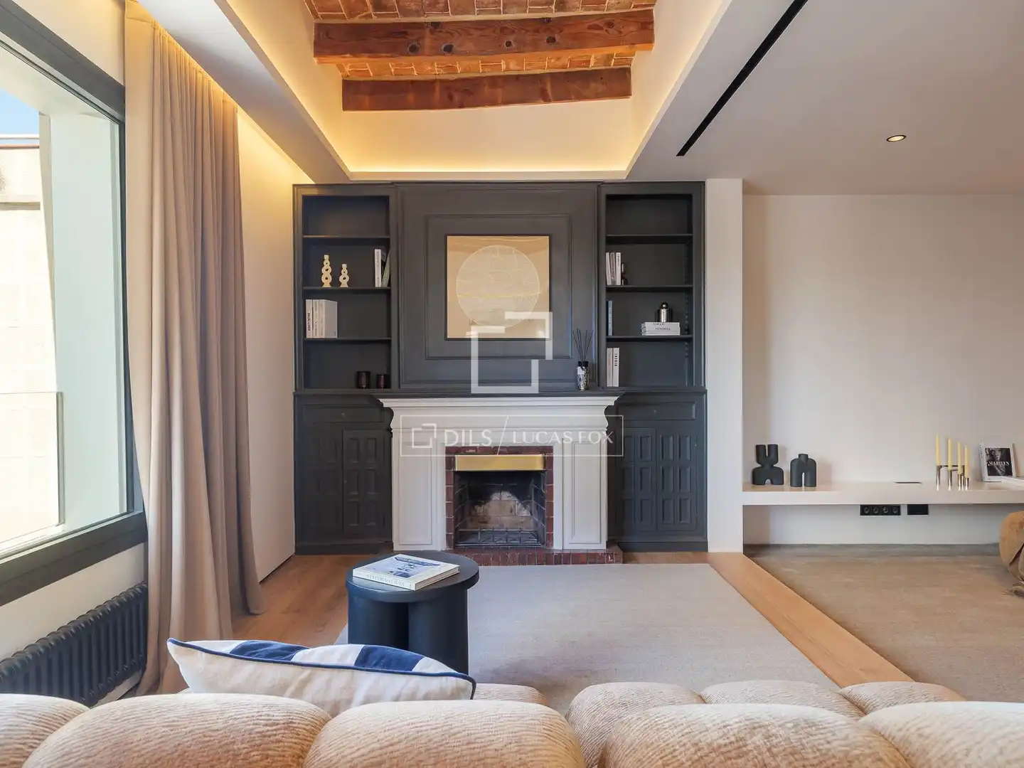 Sala de estar de Piso en venta en Barcelona con Aire acondicionado, Calefacción y Terraza