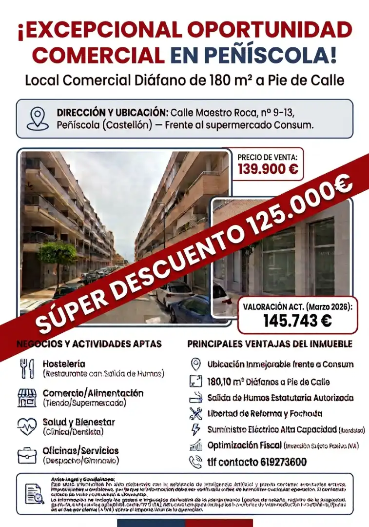 Locale commerciale in vendita a Carrer del Mestre Roca 13