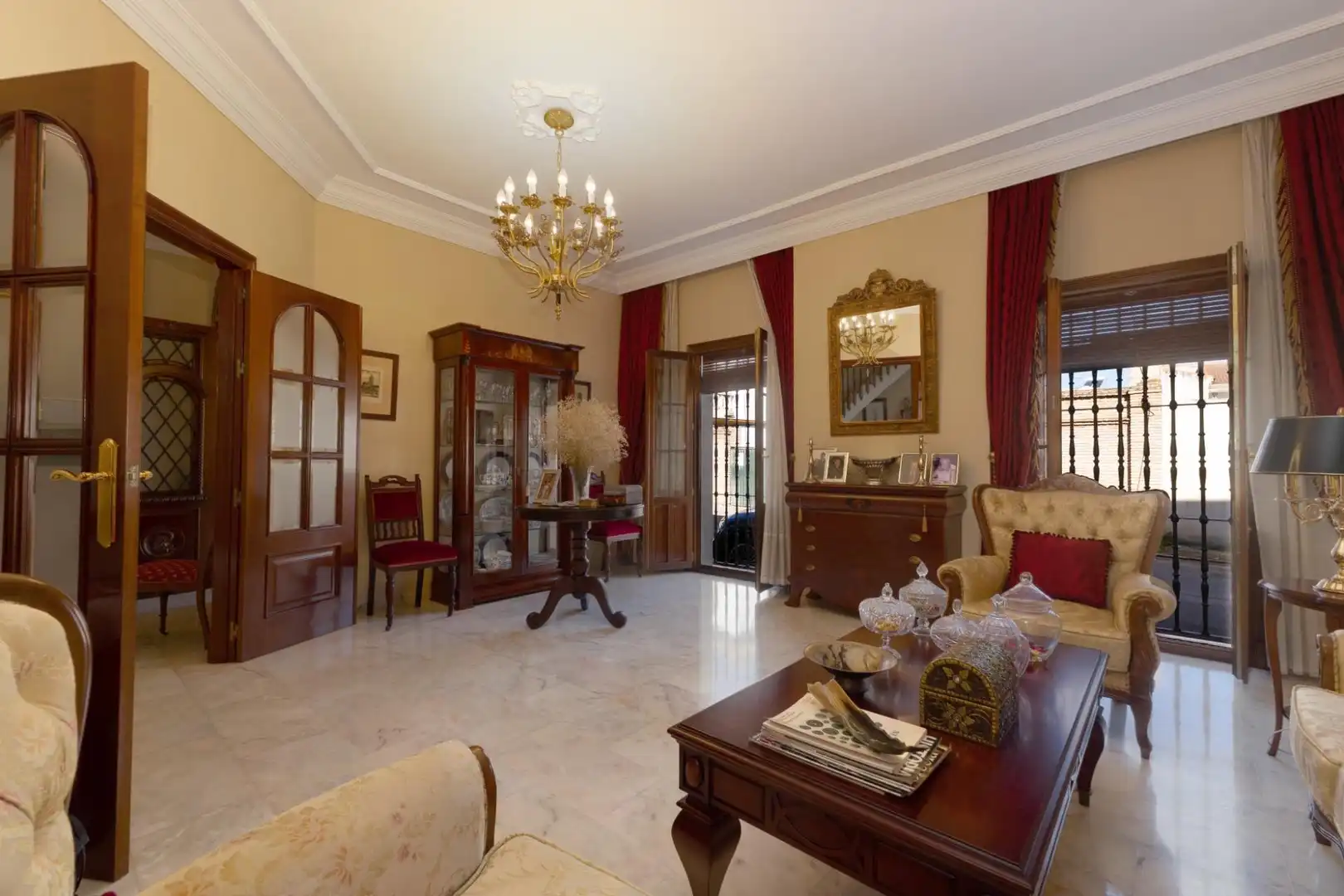 Wohnzimmer von Einfamilien-Reihenhaus zum Verkauf in La Roda de Andalucía mit Heizung, Abstellraum und Balkon