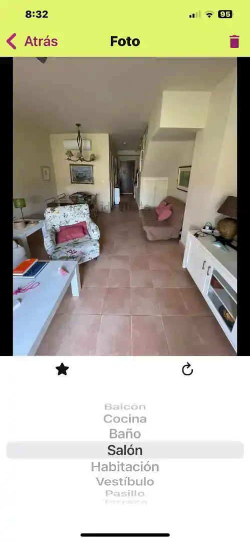 Sala de estar de Casa adosada en venta en Vera con Aire acondicionado y Piscina