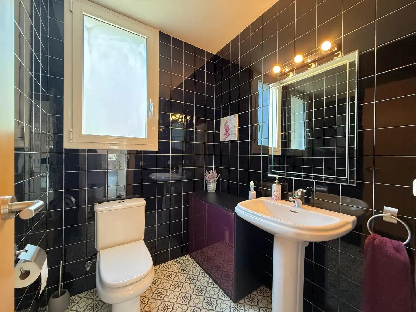 Badezimmer von Haus oder Chalet zum Verkauf in Sant Feliu de Guíxols mit Heizung, Terrasse und Abstellraum