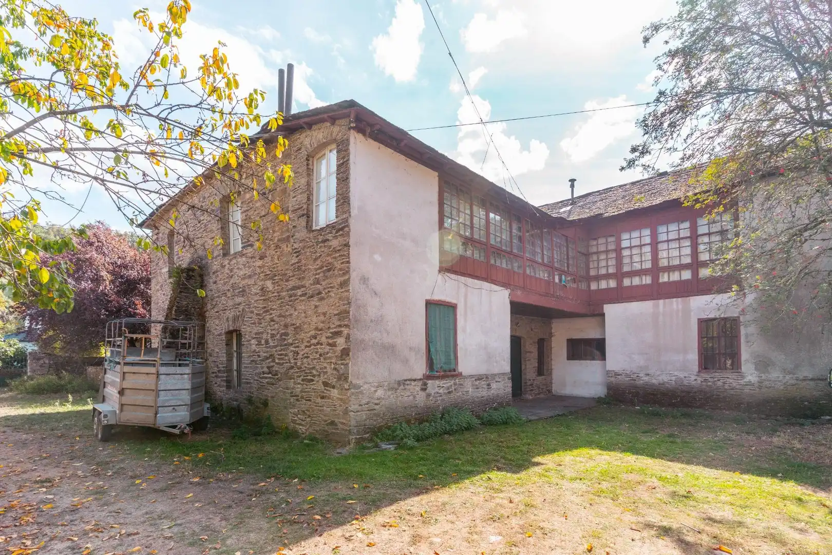 Vista exterior de Casa o chalet en venta en Palacios del Sil con Jardín privado