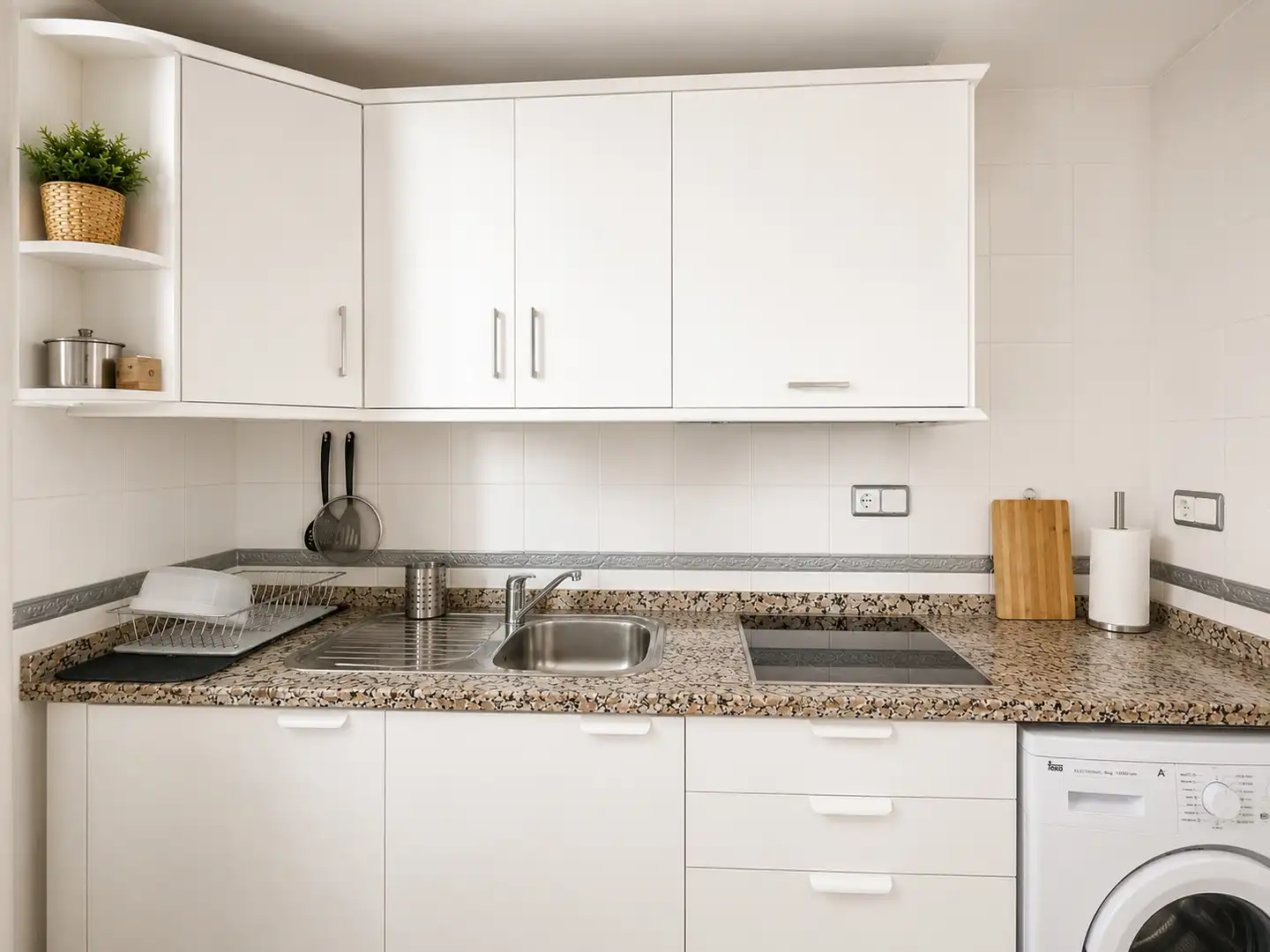 Kitchen of Attic for rent in Marbella  with Air Conditioner, Furnished and Pets allowed