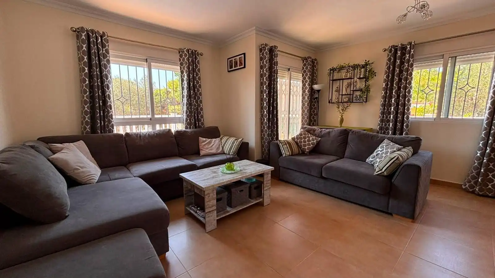 Sala d'estar de Casa o xalet en venda en Mazarrón amb Aire condicionat, Calefacció i Terrassa