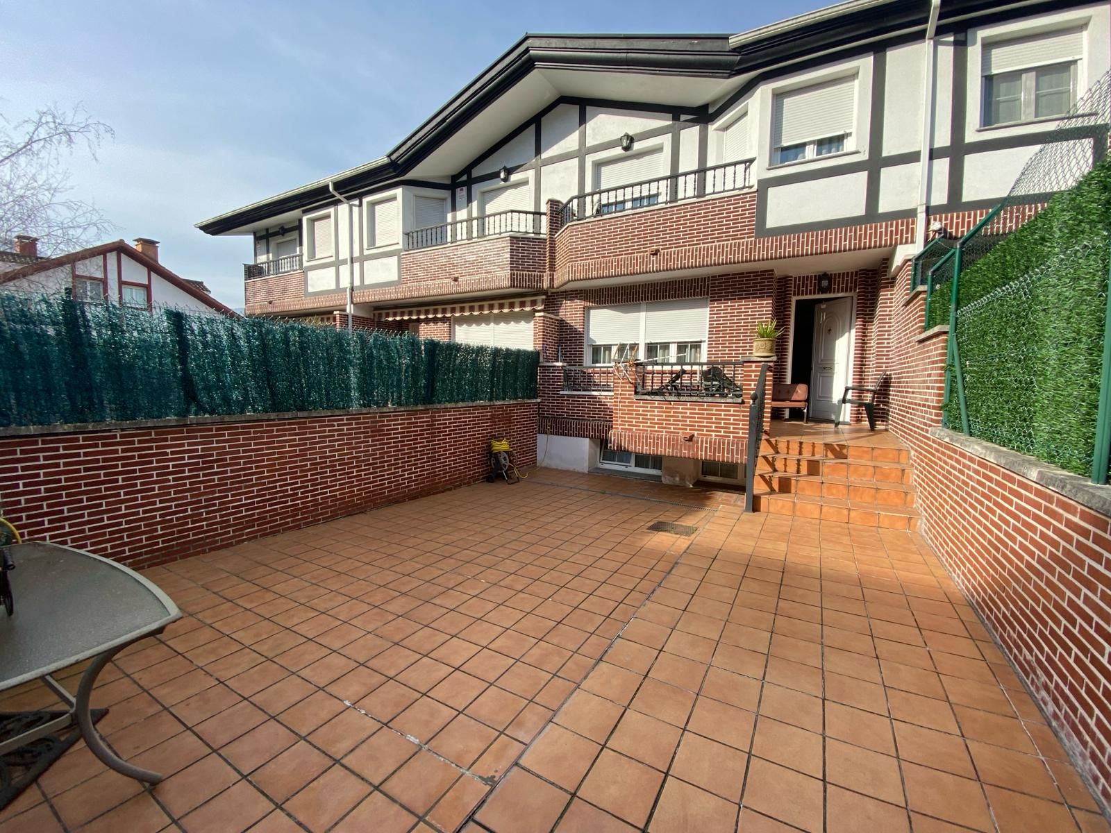 Terrace of Single-family semi-detached for sale in Durango  with Heating, Private garden and Parquet flooring