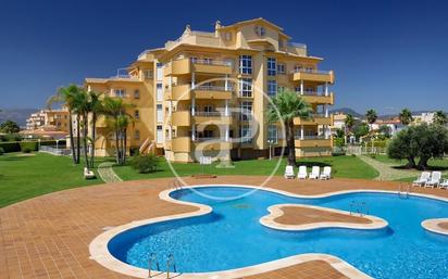Exterior view of Flat to rent in Oliva  with Air Conditioner, Heating and Private garden