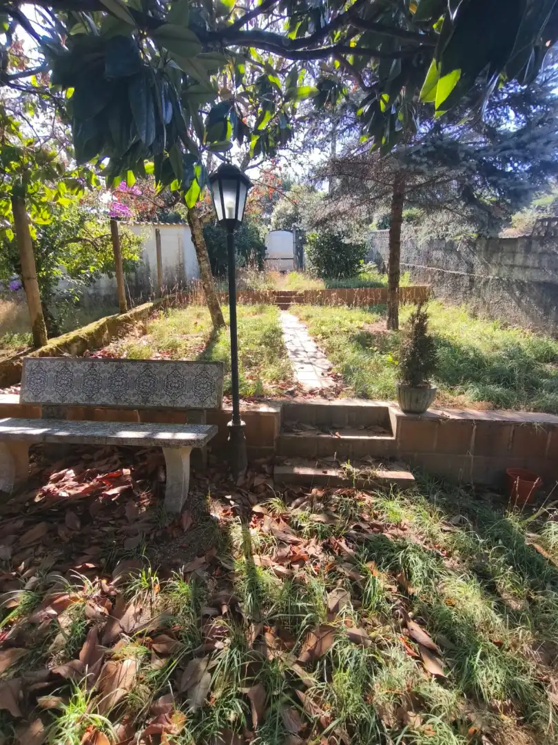 Garden of Houses for sale in Vilamarín  with Private garden, Furnished and Oven