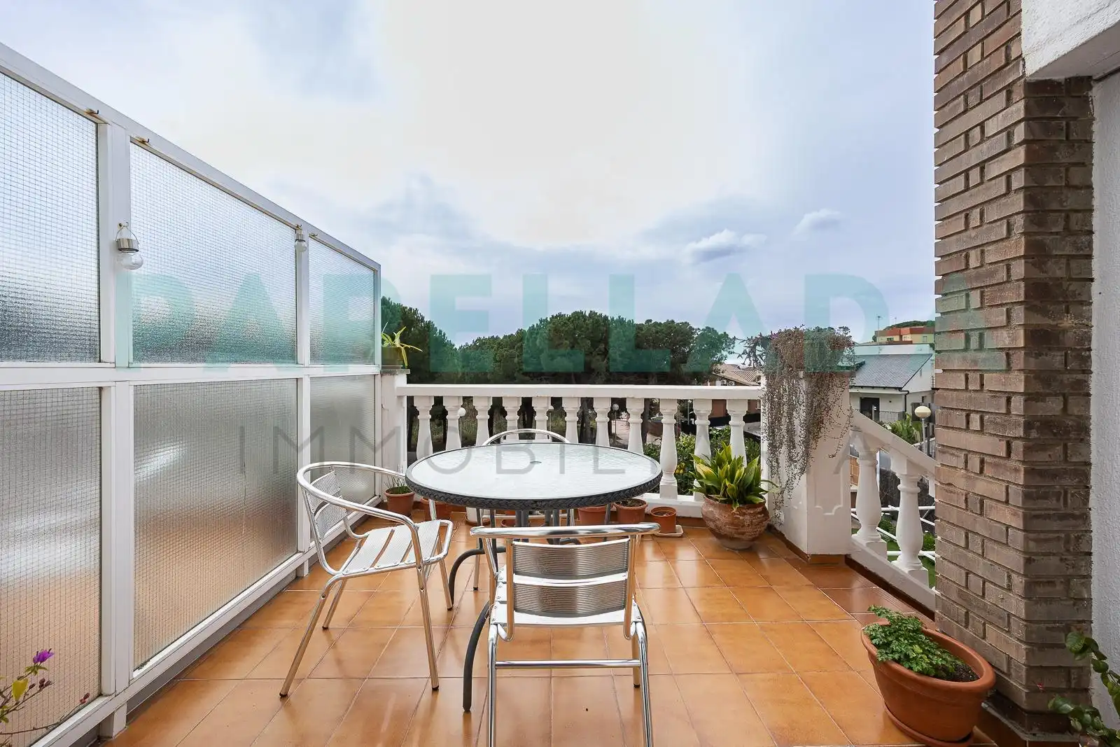 Terraza de Casa o chalet en venta en Badalona con Aire acondicionado, Calefacción y Jardín privado